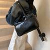 Damen Handtaschen mit großem Fassungsvermögen Herbst Winter Freizeit Reise Weinrot Schulter Retro Leder Reisetaschen