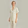 Shanmuer Women's Mulberry Silk Pajama Set - Two-Piece, Wearable Outdoors, Spring/Autumn