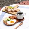 Kicoriya Cafe Tray, Wooden Tray, Lunch Tray, Placemat (Brown)