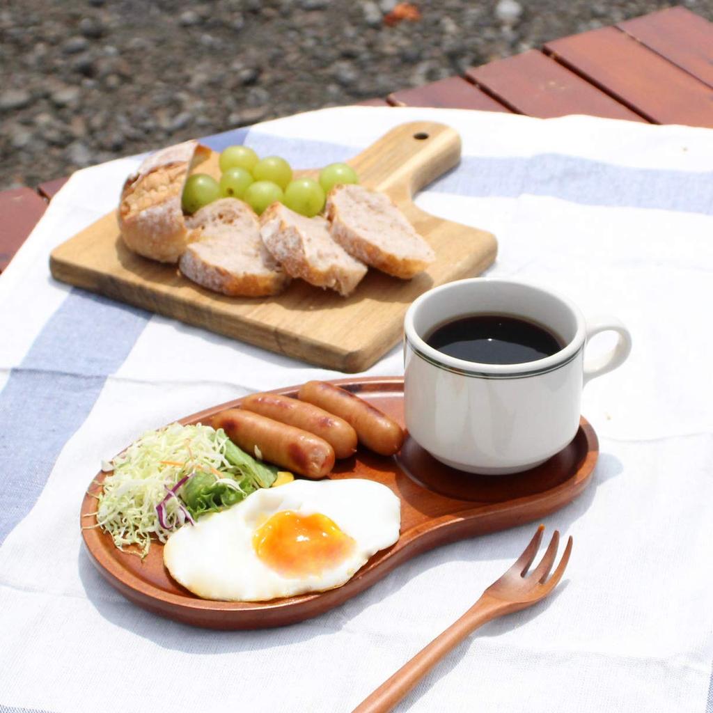 Kicoriya Cafe Tray, Wooden Tray, Lunch Tray, Placemat (Brown)