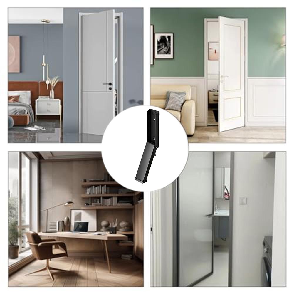 Foot Operated Door Stop Door Stop For Offices Indoor Outdoor Door Stop Rubber Anti-Slip Head Stainless Steel Material