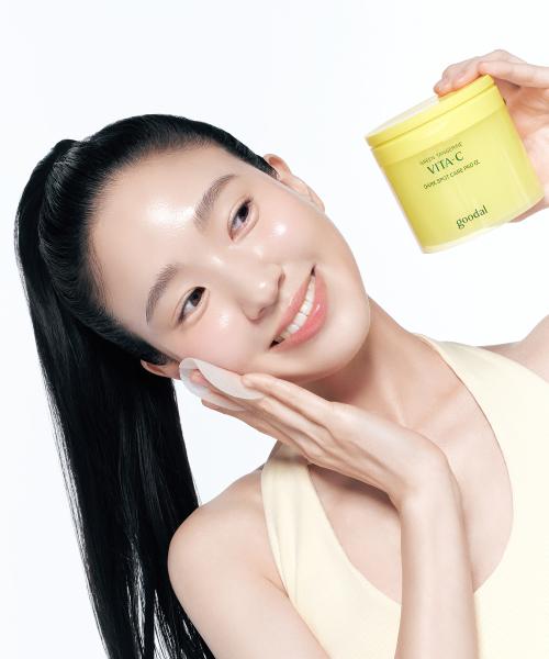 Goodal Green Tangerine Vita C Dark Spot Care Pad Alpha 70 Sheets [Gift] Green Tangerine Pad Sachet 2ea