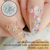 Nail Art Crystal Flower Shining Rhinestone Pearl Nail Sequin Rhinestone Manicure Decoration