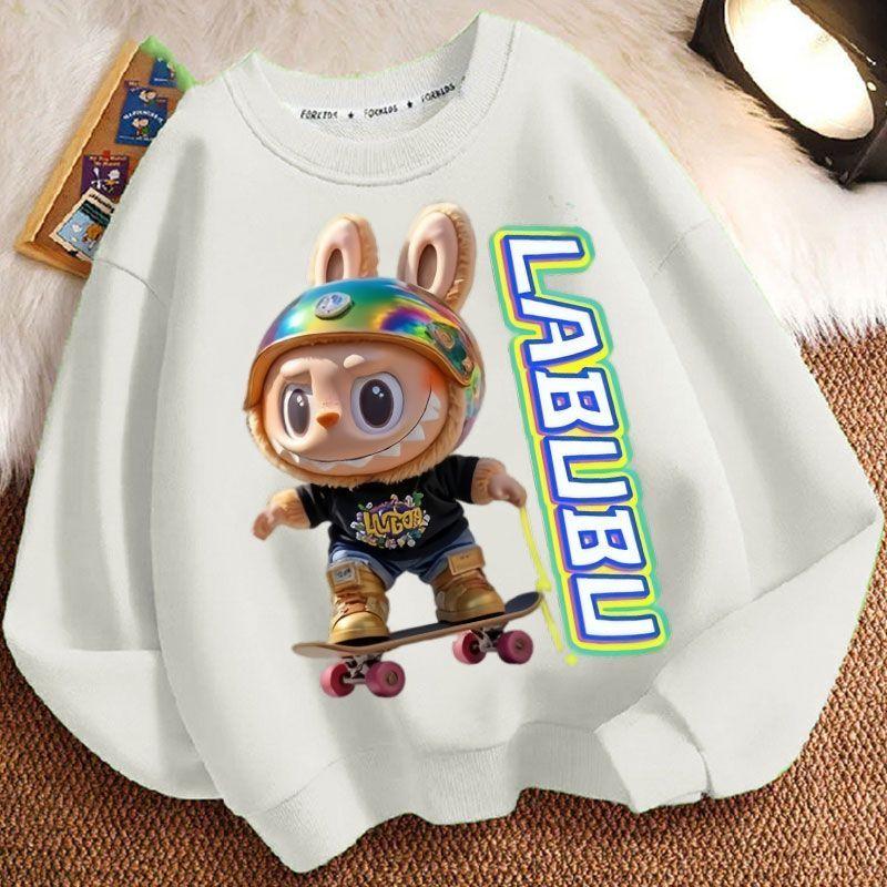 Children's Casual Round-neck Hoodies, Cute Long-sleeved Hoodies for Boys and Girls In Spring and Autumn