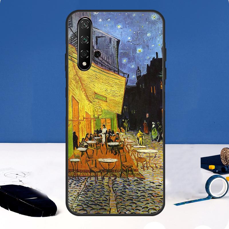 Van Gogh Art Oil Painting Case For Huawei P30 Pro P20 P40 Lite Nova 9 10 SE 11 3i 7i 8i 11i Y91 Y60 Y70 Y61 Y90 Cover