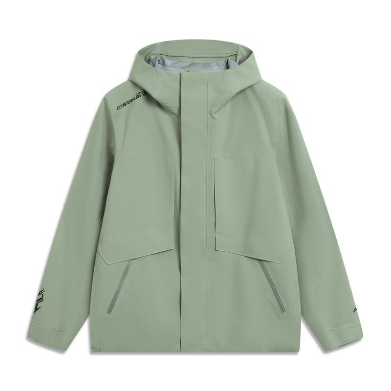 

Li Ning Outdoor CF Серия для улицы Удобная Модная 3 в 1 Водонепроницаемая Ветрозащитная Дышащая Прочная Теплая Куртка Куртка Унисекс AEMV059-2 S