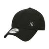 Used New Era Cap Metal Logo NEW ERA 9FORTY FLAWLESS New York Yankees Flawless Men's Women's Mini Logo MLB Hat Baseball Cap New York Yankees Black