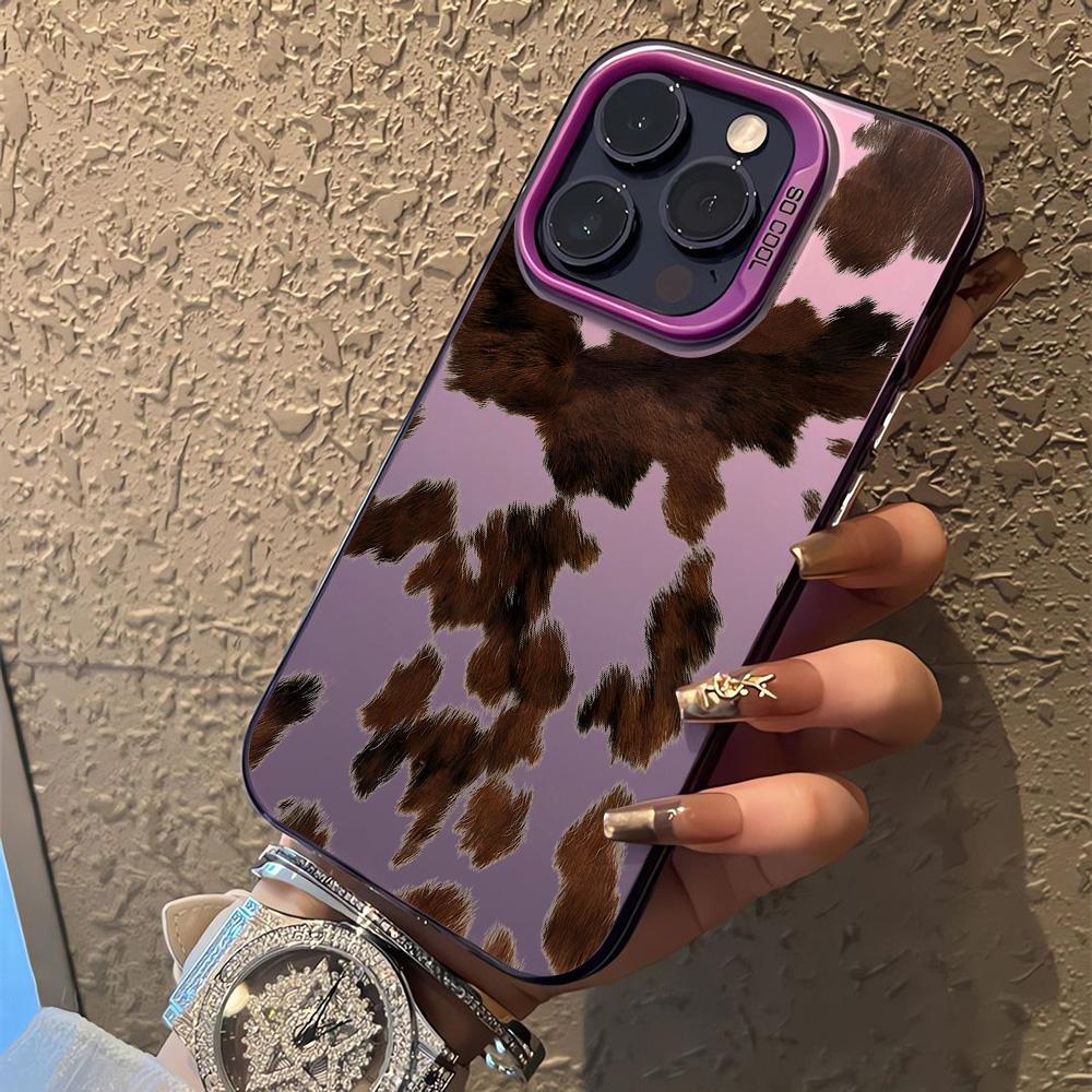 Creative Milk Cow Pattern Phone Case for Samsung Galaxy S26 S25 S24 S23 S22 S21 FE Ultra Edge Plus 4G 5G Anti Fall Matte Cover