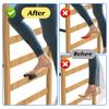 Durable Plastic Bed Ladder Foot Support-Step Pad With Anti-Slip,Surface(2 Pack) Fits Most College Dorm Models
