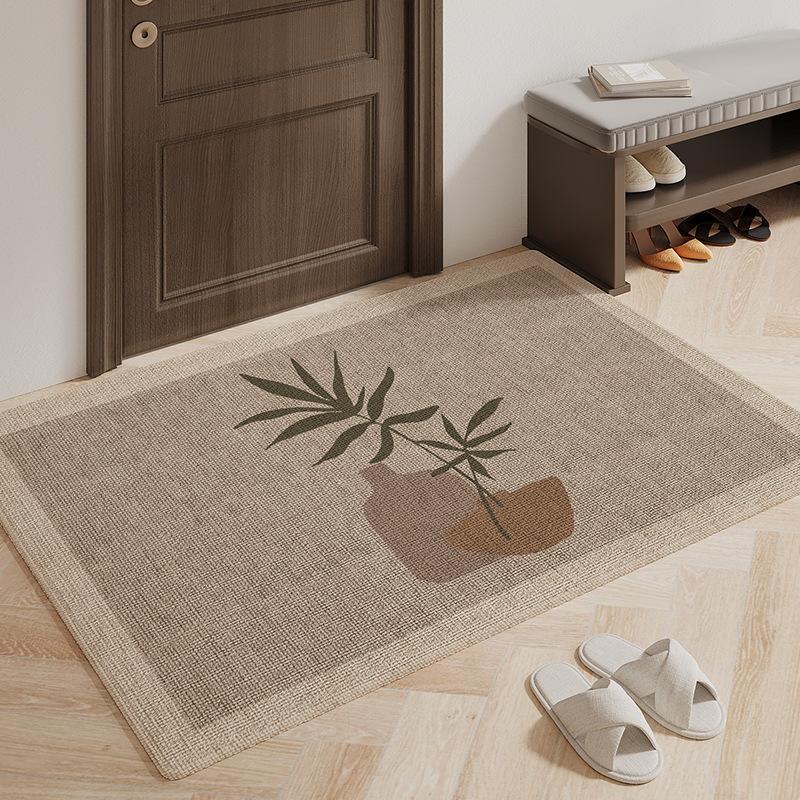 Entrance Door Mat Household Door Mat Anti Slip and Dirt Resistant Entrance Foyer Carpet