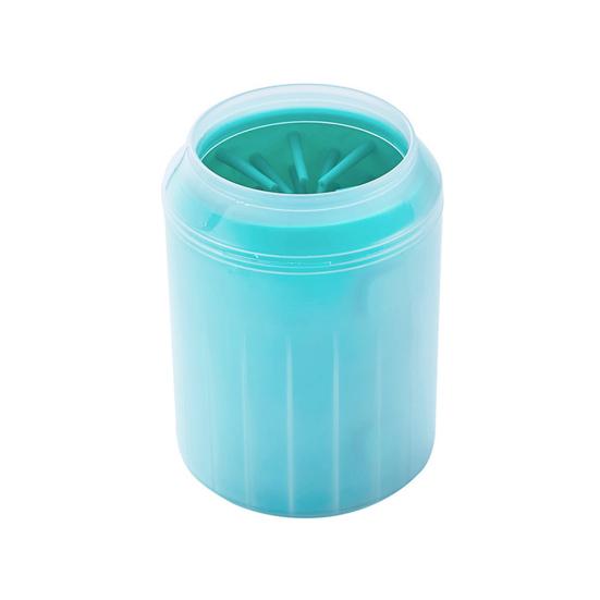 

Portable Cats Dog Paw Washing Silicone Brush Cup Pet Foot Cleaning Tool Cleaner S зелёный