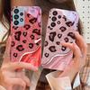 Leopard Pailletten Schlange Für Samsung Galaxy S10 4G S20 11E 30 S21 22 S24 Fe Pro S23 S25 Ultra 5G S9 Gehärtetes Glas Handyhülle