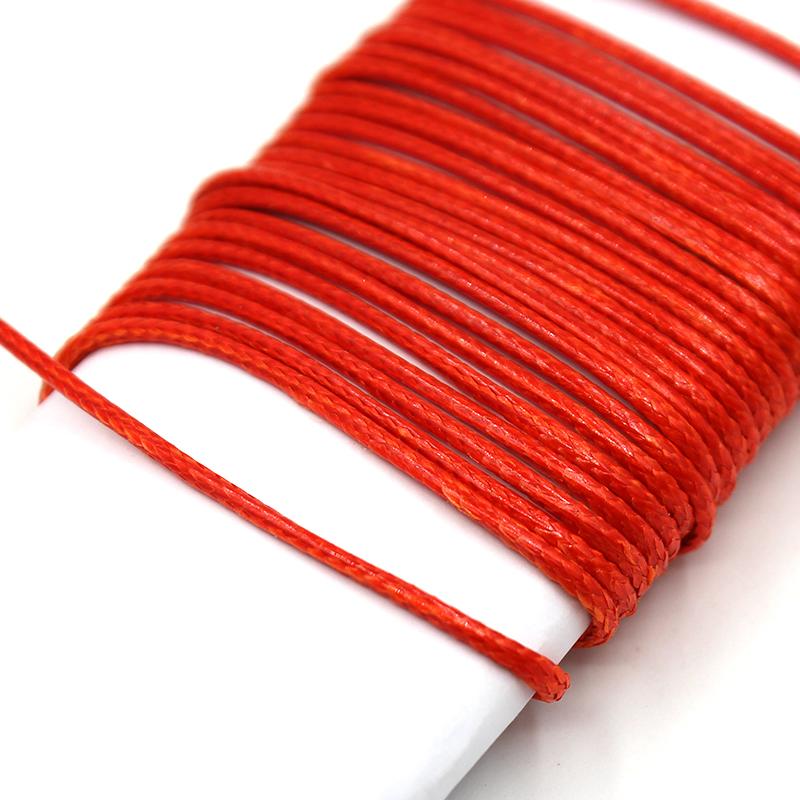 10 meters 1mm Waxed Cotton Cord Waxed Thread Cord String Strap Necklace Rope Bead DIY Jewelry Making For shamballa Bracelet