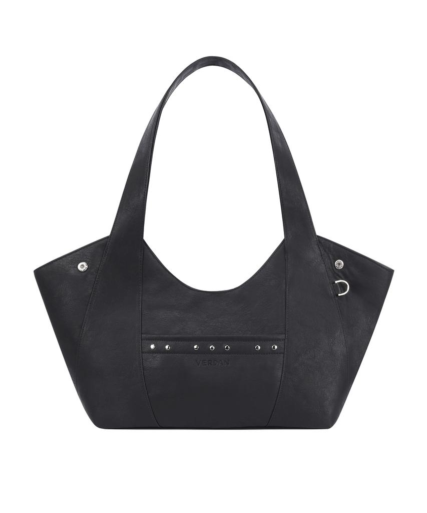 Verdan Aube Soft Shopper Bag_Black