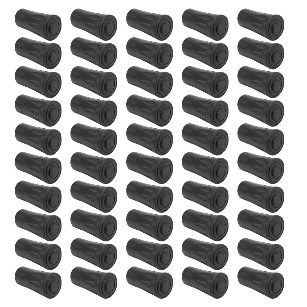 50Pcs Plastic Trekking Walking Poles Tips Protector Replacement for Outdoor Hiking Climbing