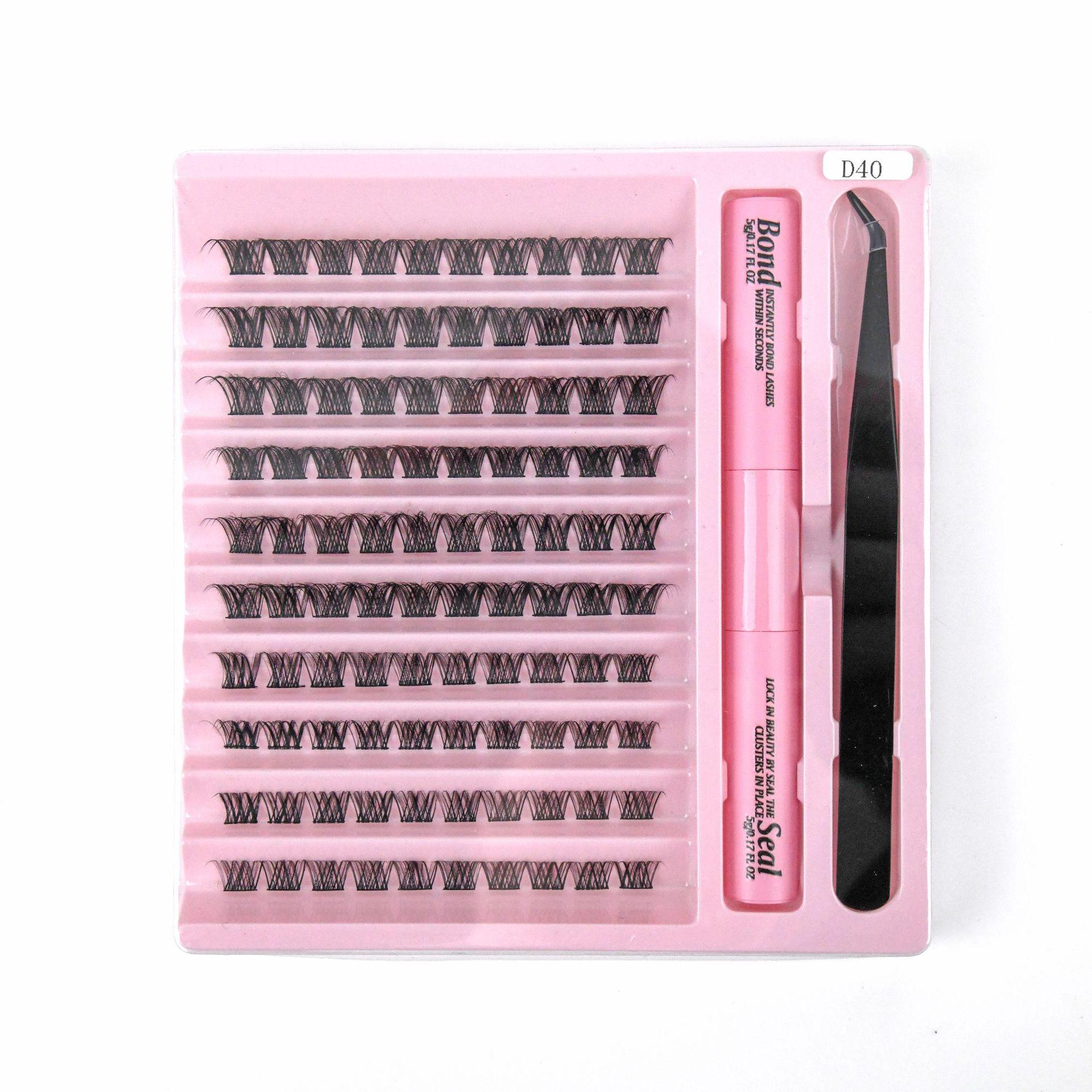 

DIY Segmented False Eyelash Set - Popular in Europe & America, Easy Self-Application, Single Cluster Design. Mixed Length 8-16mm