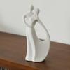 Artistic Design Ceramic Couple Ornaments Nordic Modern Style Wine Cabinet Accessories  Gift Giving