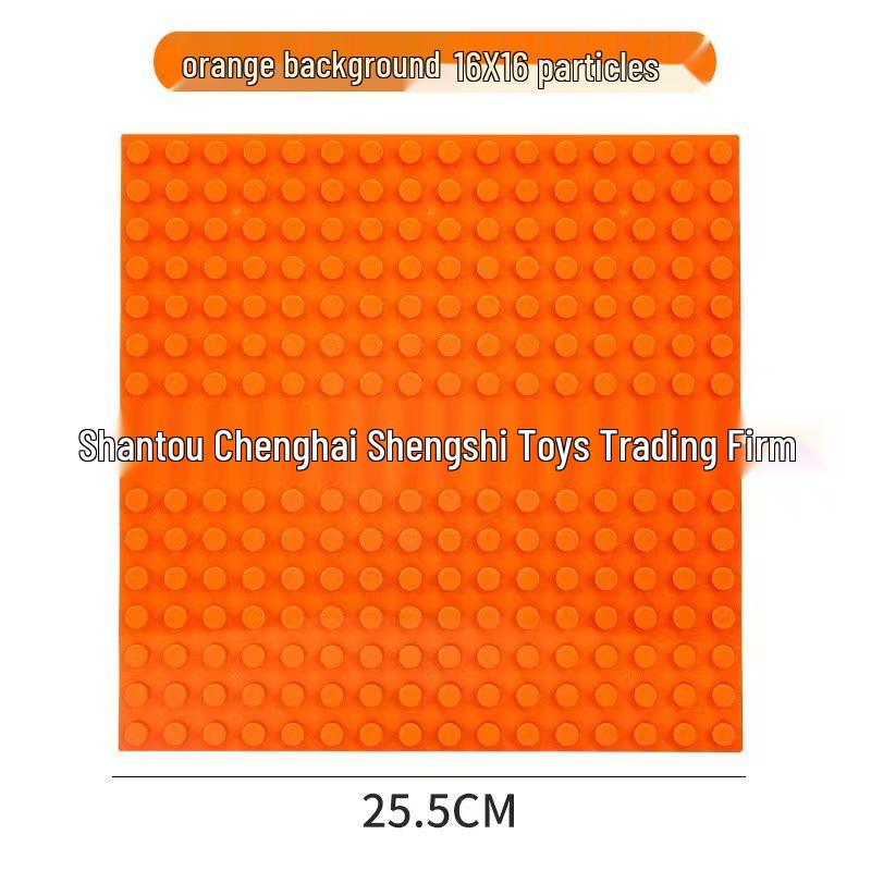 Cross-border 16x32 Large Particle Building Block Baseplate with 24x24 Rounded Corner, Right Angle, 38.4x38.4 Wall Baseplate