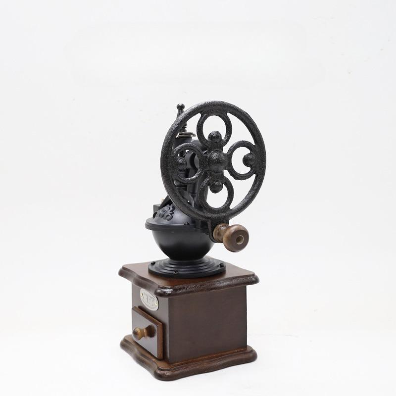 1 Peça Moedor de Café Manual Retrô Rocker Doméstico Moedor de Grãos Pequena Máquina de Café Manual Moagem Integrada