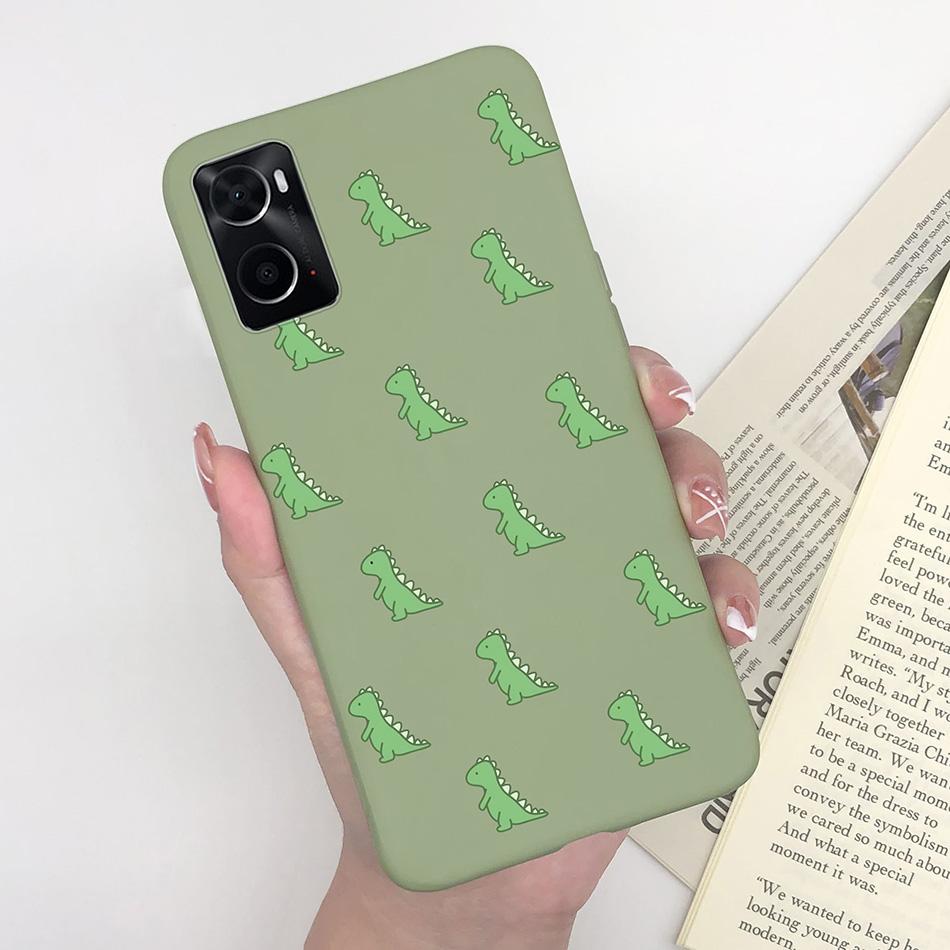 Phone Case For Oppo A96 A97 Cat Monster Soft Matte Silicone Anti Drop Back Cover For Oppo A 96 97 OppoA96 Bumper Funda Coque Bag