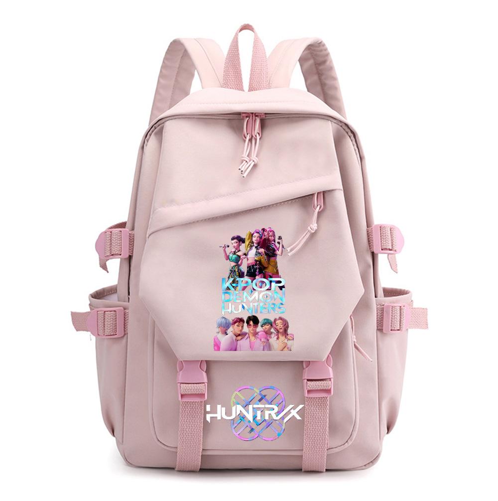 Rucsac Desene Animate Kpop Demon Hunters Imprimat pentru Adolescent Băiat Fată Ghiozdan Școlar Copii Elev Rucsac pentru Cărți Femei Geantă de Călătorie Copil Cadou Rucsac
