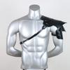 Men's Black Viking Warrior Style Multi-Layered Shoulder Armor Medieval Retro Armor Knight Armor Cosplay Accessory