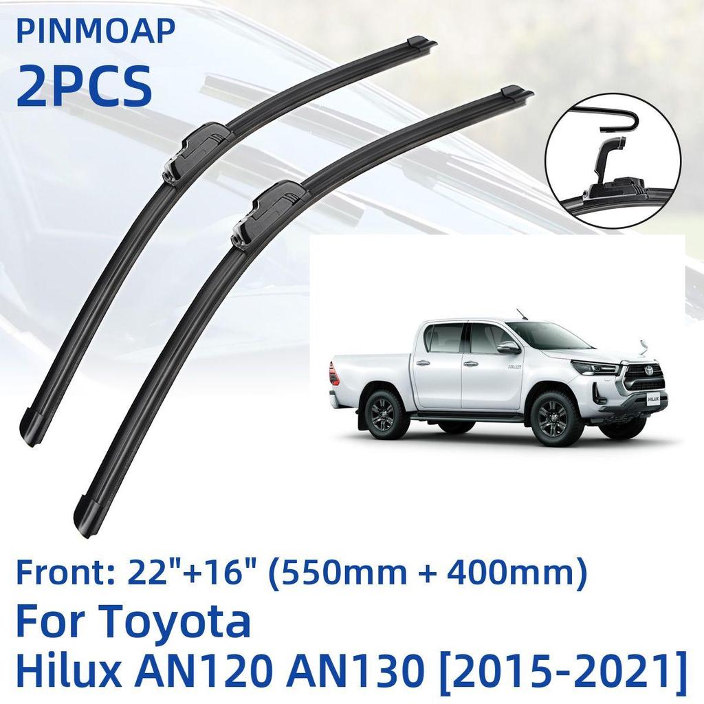 Set Parafanghi/Paraspruzzi 4 Pezzi Per Toyota Hilux 8 (AN130) 2015-2025 - Nero, TPE/PVC, Protezione Da Fango E Sassi
