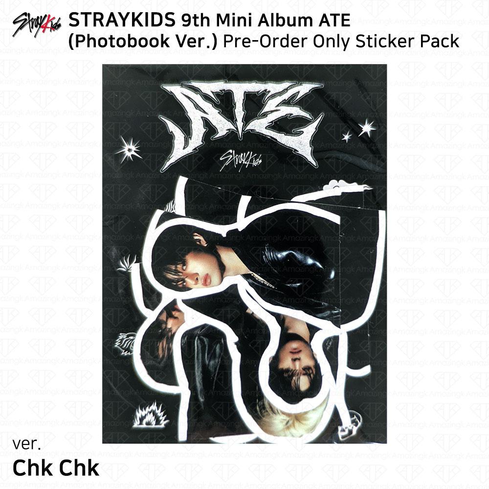 Stray Kids 9. Minialbum ATE Offizielle Fotokarte Chk Chk Boom Akkordeonbrief