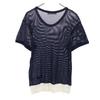 TOGA VIRILIS Made In Japan Short Sleeve Mesh T-shirt ONE Navy System Men's Used