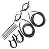 Door Weatherstrip Seal Kit Replacement for Charger D50 D400 D450 KD1001 10 Door Window Glass Weatherstrip Seal Kit