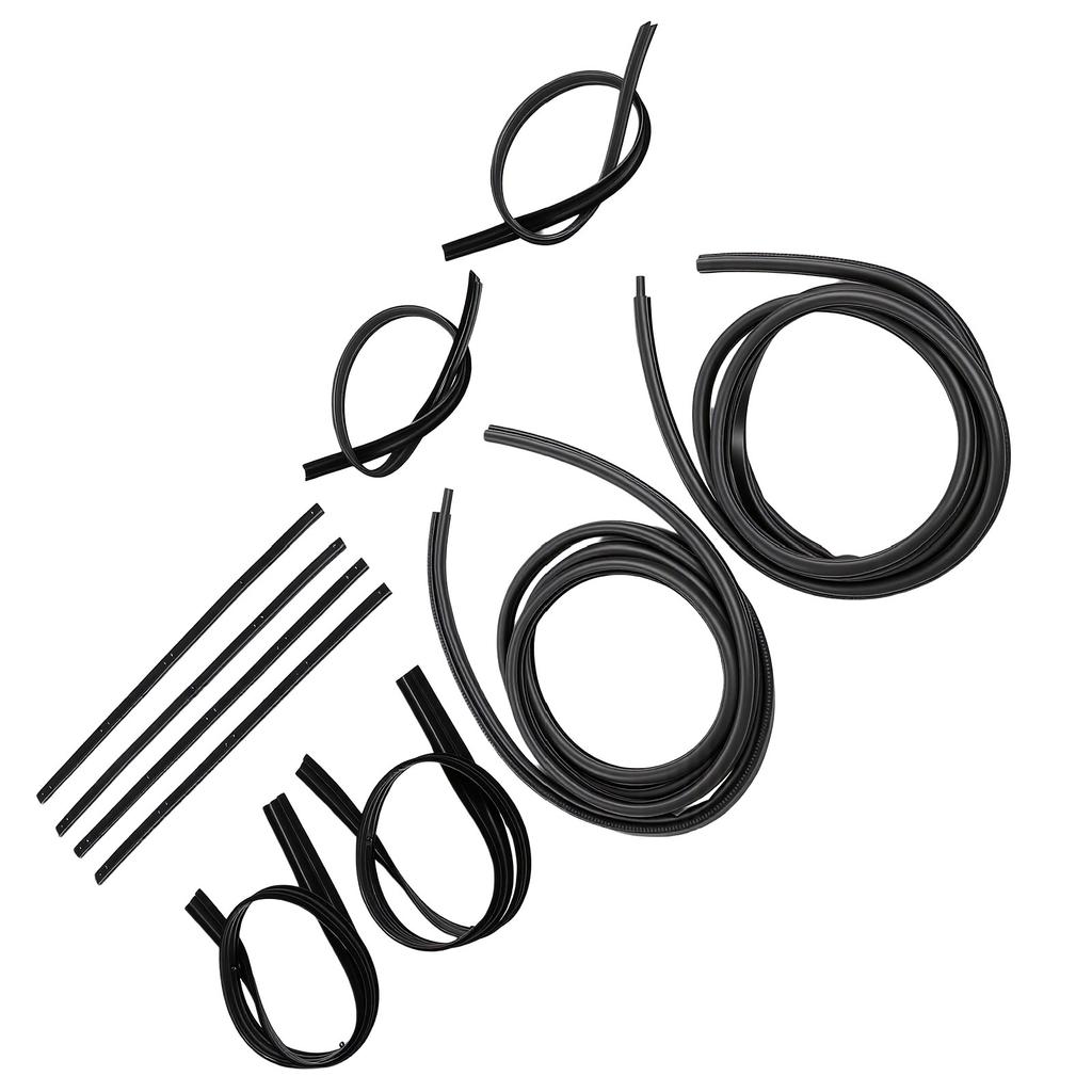 Door Weatherstrip Seal Kit Replacement for Charger D50 D400 D450 KD1001 10 Door Window Glass Weatherstrip Seal Kit
