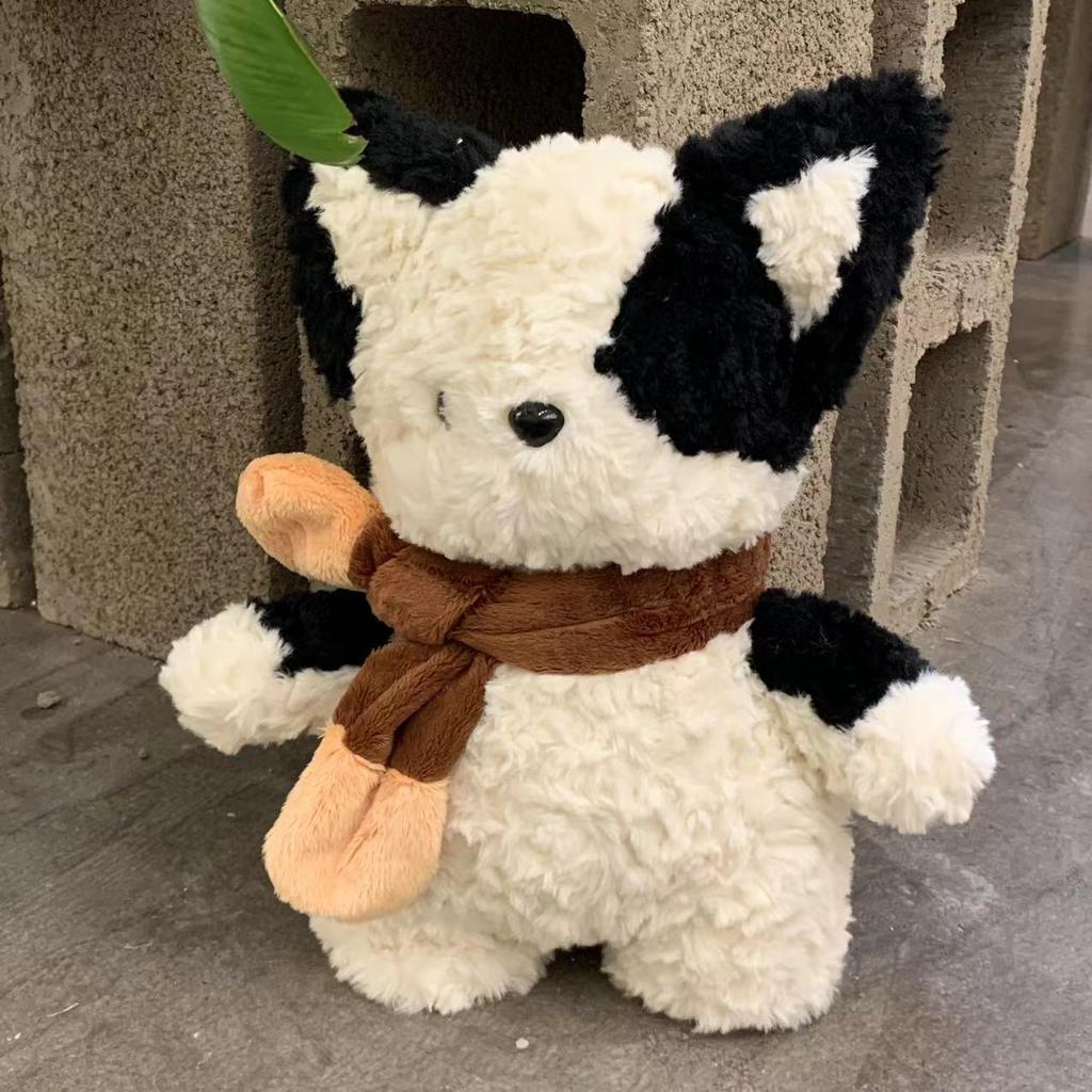 New Scarf Puppy Plush Toys Corgi Dolls Children Dolls Cute Dolls