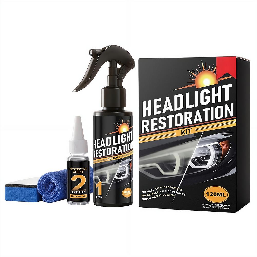 1set Car headlight care kit  Auto Nano Ceramic Coating Polishing Spraying Wax High Protection Car Paint Scratch Repair