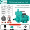 ZDK Self-Priming Cast Iron Sewage and Water Pump for Household Fecal Slurry and Water Flow