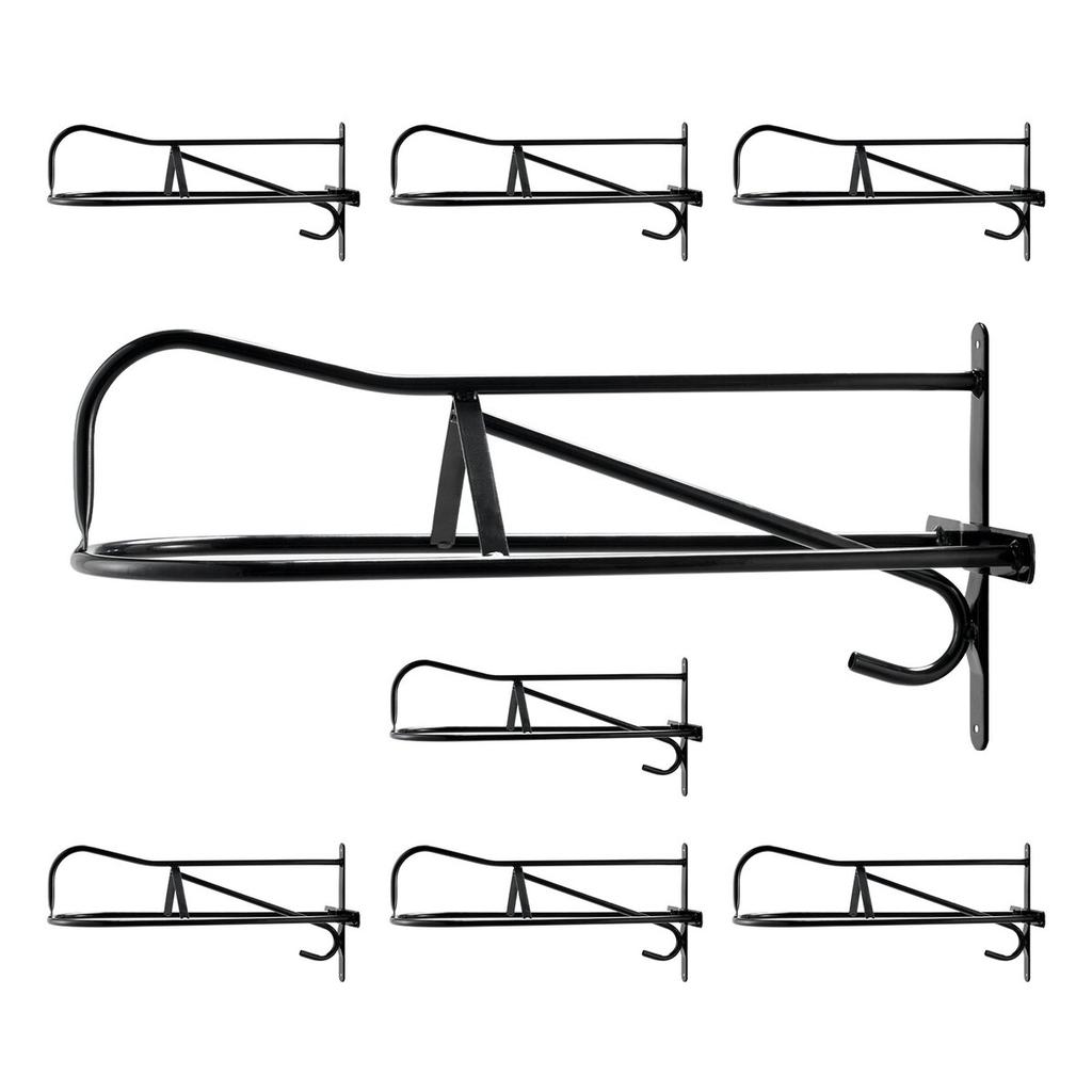 Wall Mount Saddle Rack with Pad Bar 8 Packs Horse Saddle Rack Stand