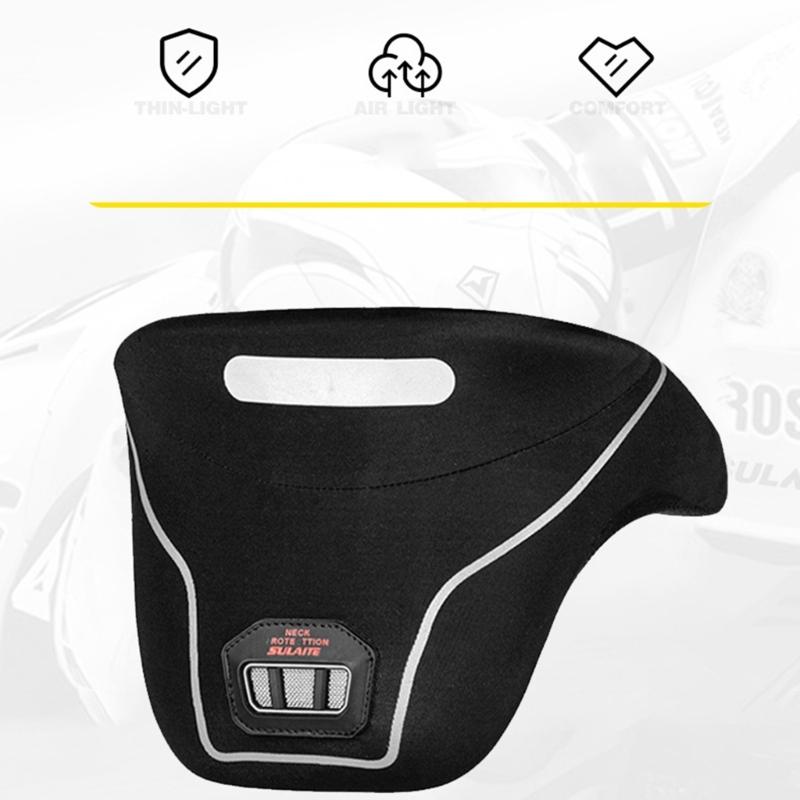 Motorcycle Ride Neck Support Breathable Comfort Neck Brace Motorbike Safety Accessories Designs for Crash Protectios