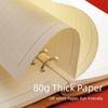 200 Pages Loose Leaf Notebook 100 Sheets Retro Notebook Journal PU Hardcover Notebook  Student