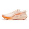 Li Ning Tread Wind Comfortable Simple Non-Slip Wear-Resistant Low-Top Running Shoes Women Sneaker Beige Orange AGLU322-5