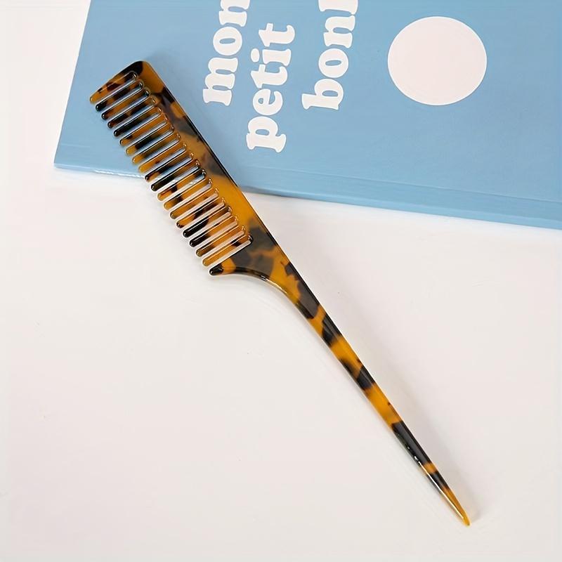 

Korean Style Acetate Comb For, Easy And Elegant Hair Comb, Retro Colorful Floral Comb