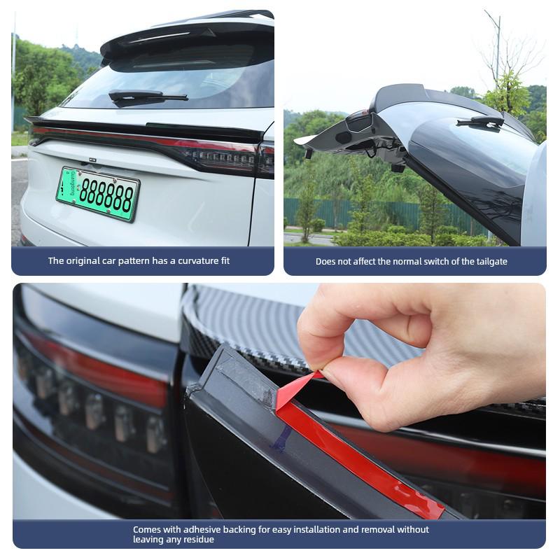Chery Fengyun T9 Rear Sport Style Carbon Fiber Lip Spoiler Trim