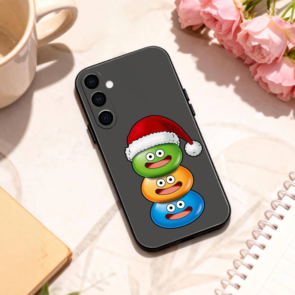 

D-Dragon Q-quest S-slimes phone Case For Samsung Galaxy A73,A72,A71,A70,A53,A52,A51,Others Soft Black Shell Samsung a32 5g