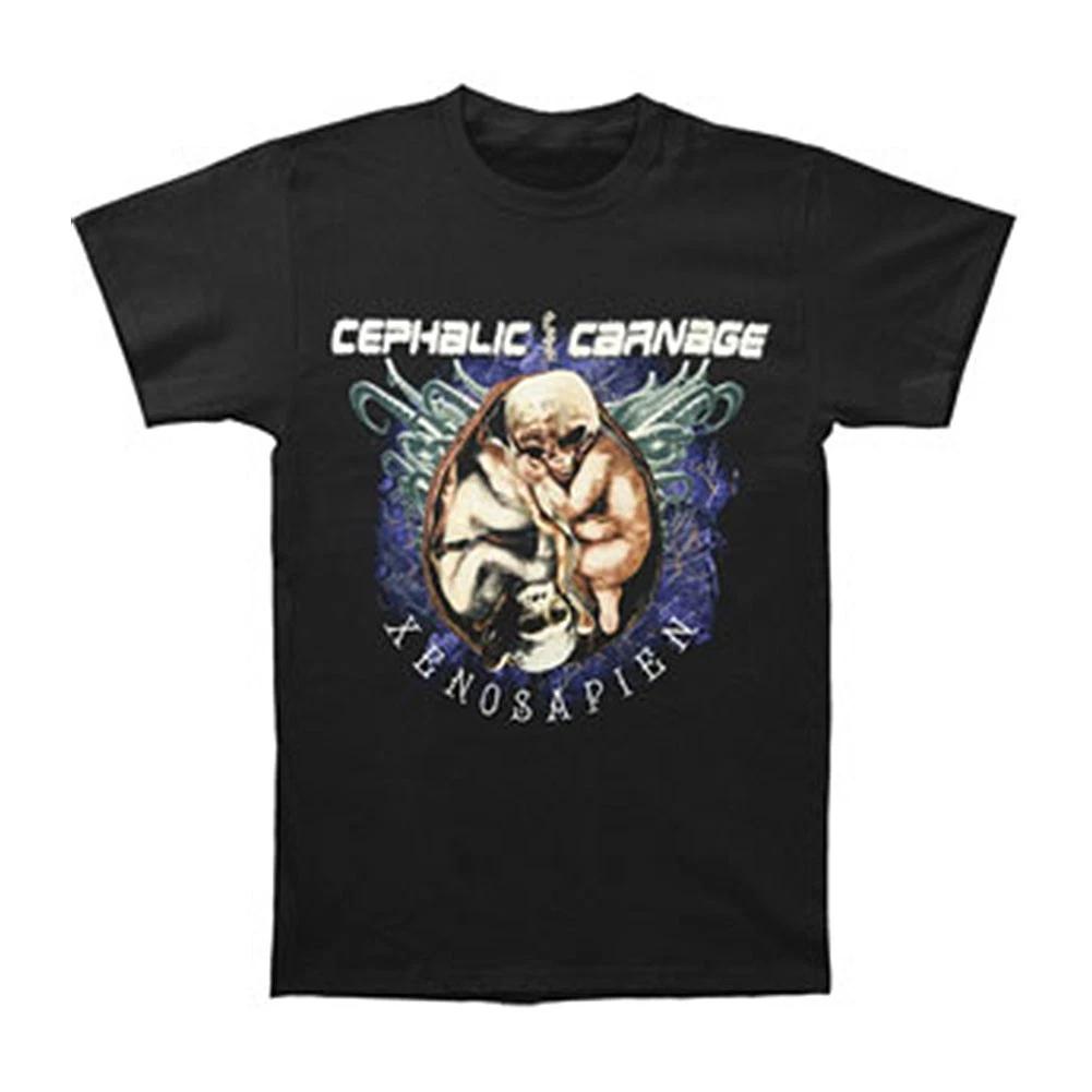 Men s Cephalic Carnage Xenosapien T-shirt Small Black M