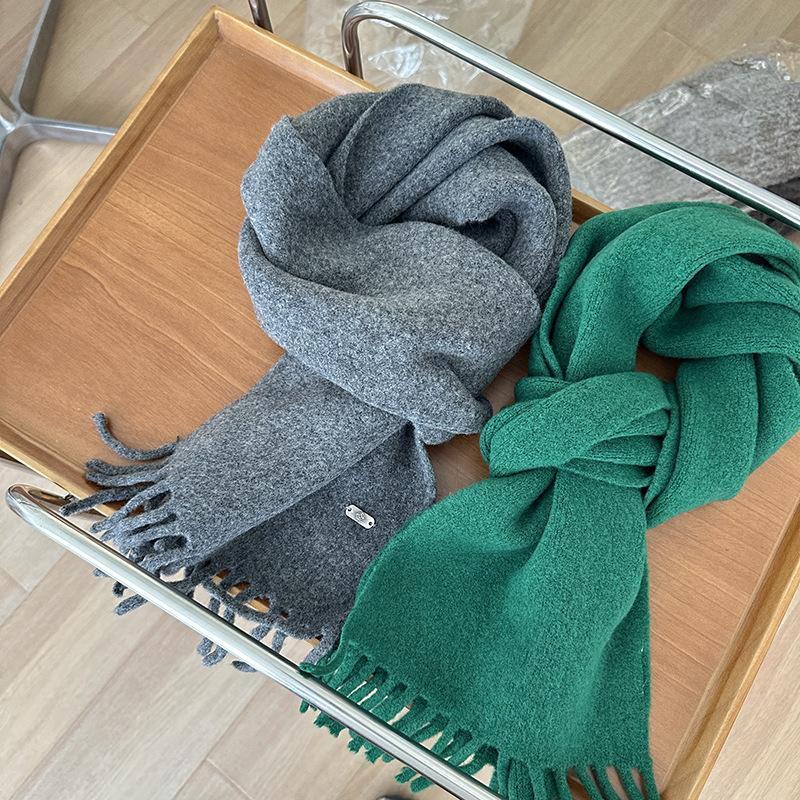 Weicher Damen-Langquastenschal für Paare Warmer Strickschal für Herbst und Winter