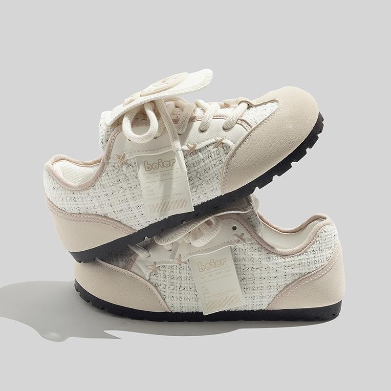 

Retro German training shoes soft-soled casual shoes round head spring new sports shoes women 38