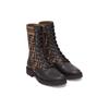Fendi Stivale da Biker FF Rockoko da Donna 'Black Tabacco' 8T6780A8C7F0PMM