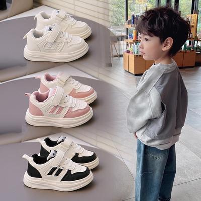 Children's Little White Shoes 2025 Spring and Autumn New Korean Version of Girls Board Shoes Boys Casual Sports Shoes Children's Shoes
