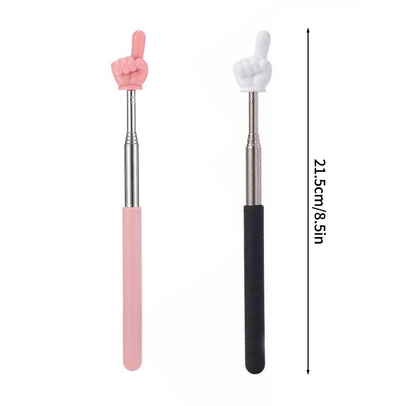 2Pcs Telescopic Teachers Pointer Retractable Classroom Pointer Sticks Finger Reading Guide Teaching Tools Whiteboard Pointer