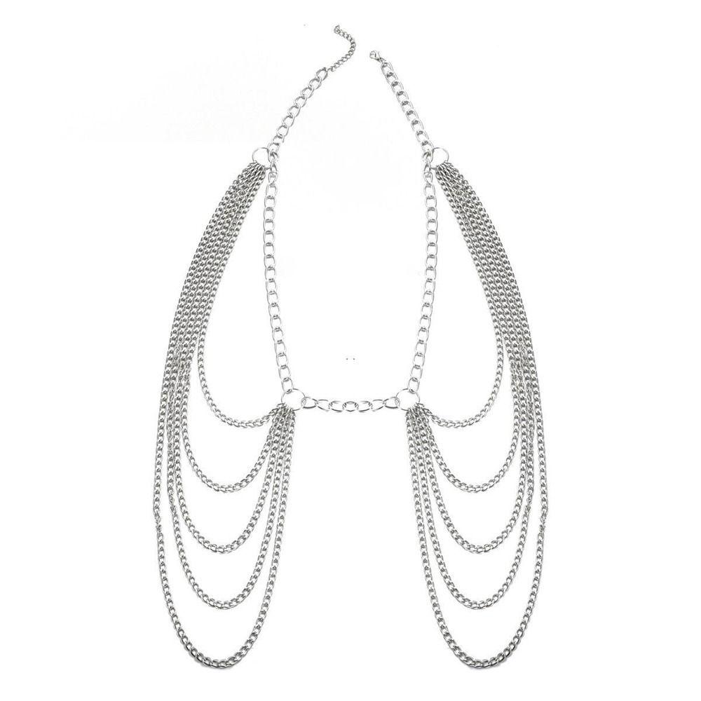 Dress Accessories Korean Body Chain Women Waist Chain Metal Waist Belts Waist Corset Chain Belts