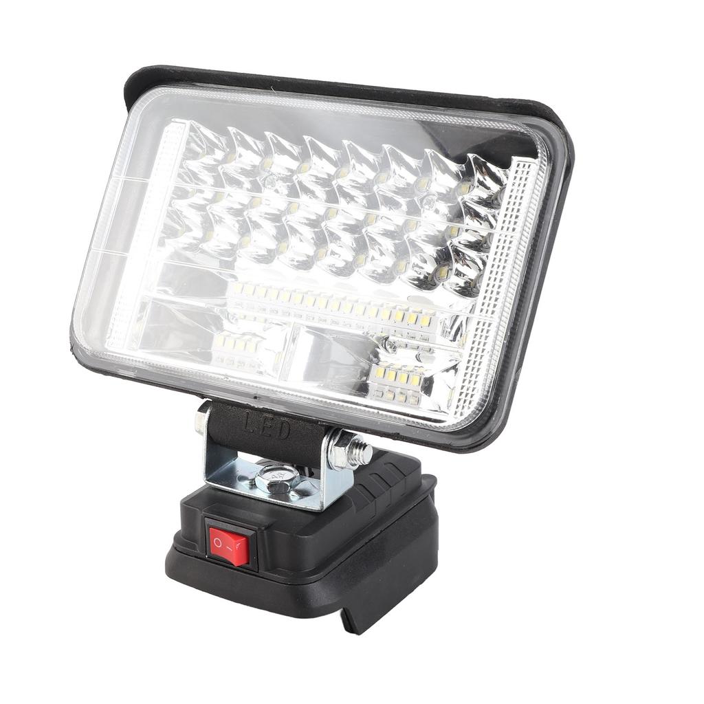 LED Arbeitsleuchte Doppelter USB-Ladeanschluss Multifunktionale Tragbare Outdoor-Flutlicht für BL1815