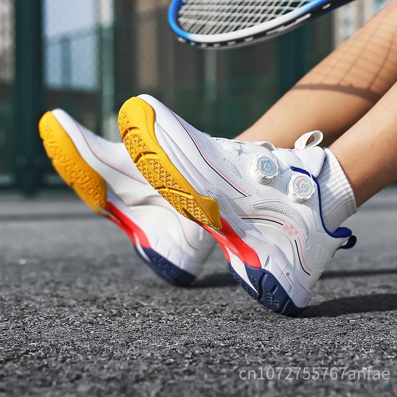 Summer Lightweight Tennis Shoes Training Special Badminton Shoes for Men And Women Rubber Upper Sports Shoe Anti-slip Breathable